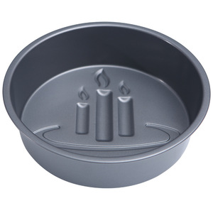 Molde Redondo para Pastel de Tres Cavidades, de Acero al Carbono con Revestimiento Antiadherente, Engrosado para Facilitar el Desmolde, Herramientas para Hornear - Product Image 4