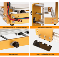 Máquina Router CNC de un Solo Husillo 3018 Plus, Fácil de Operar, Cortadora Láser para Madera/MDF/Acrílico con Motor de Rodamiento