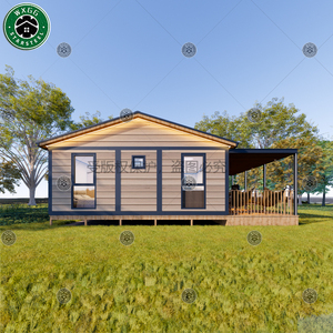 Casa Prefabricada Moderna con Revestimiento de Madera Ligera, Villa Modular Personalizable, Casa Contenedor Pequeña, Cabaña de Acero Ligero para Vivienda Familiar - Product Image 3