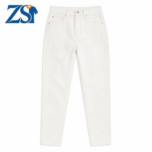 <span class=keywords><strong>Jeans</strong></span> Zesheng de Cintura Alta para <span class=keywords><strong>Mujer</strong></span>, Corte Regular, Pierna Recta, Pantalones de Mezclilla hasta el Tobillo, Transpirables, Casuales y Profesionales - Product Image 2