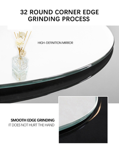 Espejo de tocador de longitud completa con luces LED, atenuador de forma arqueada, Interruptor táctil - Product Image 4