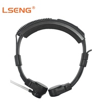 LSENG Geräuschunterdrückendes Kehlkopfmikrofon Walkie-Talkie-Headset, Luftschlauch-Ohrhörer mit Mehrfachstecker für Motorola DP-Serie