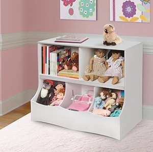 Estantería de madera de lujo con organizador de almacenamiento de juguetes estante muebles de madera biblioteca librería para almacenamiento en el hogar - Product Image 6