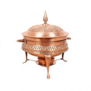 Copper Chafing Dish Exclusive Quality Serving Chafing Dish Customized Size And Shape Food Warmer Chafing Dish - Product Image 1