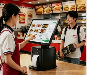 Sistema POS para Tabletas Android <span class=keywords><strong>11</strong></span> con Pantalla Táctil de 15.6 Pulgadas, Monitor de Caja Registradora con Integración de Sistema de Pago - Product Image 1