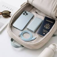 Câble USB-C vers USB-C 60W Bio-Based ultra souple tressé, charge rapide PD 20V 3A, cuivre pur, écologique pour iPhone, Android, ordinateur portable