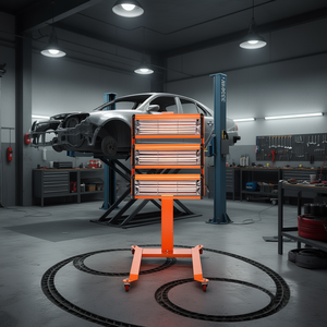 Lámpara de curado de pintura por infrarrojos de 3300W con cuerpo metálico y clasificación IP54 para calentamiento de carrocerías de automóviles D0100HRSLTP - Product Image 2
