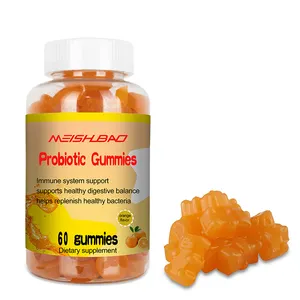 Qualidade superior probióticos lactobacillus reuteri doces gummy halal multivitamínico gummy bears cranberry probiótico gummies para as mulheres