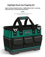 Kit d'outils d'électricien robuste portable d'usine sac en toile Oxford étanche pour les techniciens