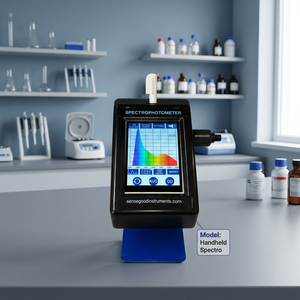 Spectrophotomètre couleur portable Sensegood Instruments 400-700nm, mesureur de réflectance spectrale visible, résolution 1nm pour peinture - Product Image 1