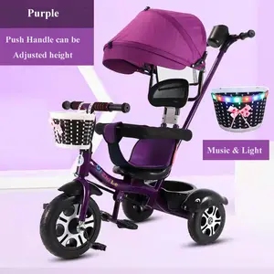 2022 vendita diretta in fabbrica intera 6-18 mesi Baby light trunk passeggino triciclo in plastica di qualità affidabile mini 3 ruote per bambini