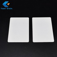 Kartu Bisnis RFID Tahan Air NFC dengan Mini Tag Chip NTAG213 NTAG215 NTAG216 13.56MHz PVC Putih untuk Pembayaran Keanggotaan Hotel