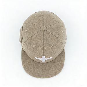 Casquette de baseball personnalisée en mélange de laine à visière plate, style vintage, chaude pour l'automne et l'<span class=keywords><strong>hiver</strong></span>, avec poche et fermeture snapback - Product Image 4