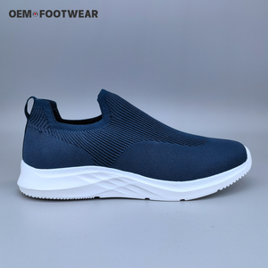Mocassini leggeri da uomo 2024 slip on blue sport shoes casual walking shoes tenis scarpe da running soffice suola - Product Image 1