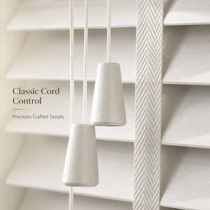 Persianas Venecianas Horizontales de PVC Blanco, Lamas de 50 mm, Cinta Adhesiva, Bloqueo de Rayos UV, Control de Privacidad, Integradas <span class=keywords><strong>para</strong></span> Dormitorio, Tamaño Personalizado, OEM, ODM - Product Image 3