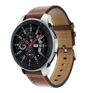 Para <span class=keywords><strong>Samsung</strong></span> Galaxy Watch 3 active 2 Pulsera de cuero <span class=keywords><strong>SmartWatch</strong></span> Diseño de hebilla Reloj de <span class=keywords><strong>mujer</strong></span> Banda suave - Product Image 3