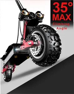 Customization 65Mph Off Road Electric Scooter 11 Inch Full Aluminum Alloy 5600W Folding E-scooter