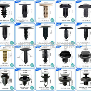 Fixations, rivets et clips en plastique pour Honda, Toyota, Nissan, Ford – Pièces de rechange pour réparation de panneaux de porte et garnitures de pare-chocs - Product Image 2