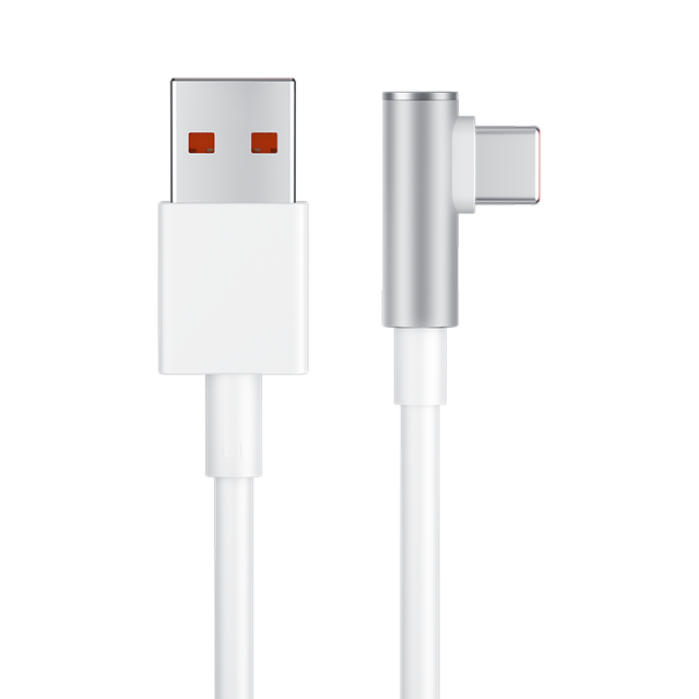 120W 6A USB Type C Fast Charging Cable 90 Degree Elbow Cabo Tipo c 90 Graus for Xiaomi Mi 12 11 Pro Redmi Note K40 Turbo Charger