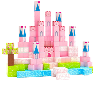 0.98 pouces STEM Construction éducatif château en plastique ensemble blocs <span class=keywords><strong>de</strong></span> construction magnétiques pour les âges 4-13 pour les tout-petits usine en gros - Product Image 1