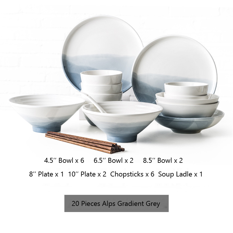 20 Piece Set-Grey