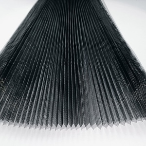 Polyester Fly <strong>Screen</strong> Folding Net <strong>Door</strong> Slim Plisse Anti-Mosquito Ventilated <strong>Mesh</strong> 18x16 Black/Grey Long Life 2 Years Warranty - Product Image 3