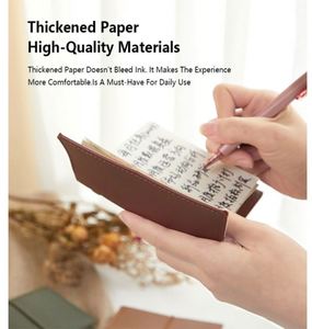 Custom Logo M5 Notebook Mini Cute Handbook Portable Notepad Hard Cover Loose-<b>Leaf</b> 80 Pages Diary - Product Image 4