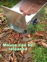 Piège à souris multi-prises pour jardin extérieur Grand piège à souris Cage de piège à souris en continu