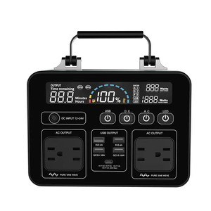 เครื่องกำเนิดไฟฟ้าฉุกเฉิน 500W ชาร์จเร็ว พกพาสะดวก สถานีพลังงานสำรอง กำลังไฟสูง ใช้พลังงานแสงอาทิตย์ สำหรับใช้ในบ้านและนอกบ้าน แบตสำรอง - Product Image 4