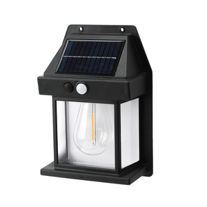 Solar Tungsten Filament Lamp Outdoor Wall <b>Light</b> Led 20 Degree Beam Angle <b>Motion</b> <b>Sensor</b> For Courtyard House - Product Image 2