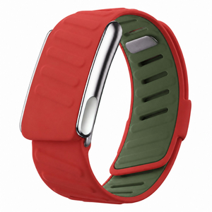 Custom Wholesale Dual Color <b>Silicone</b> <b>Watch</b> Bands Replacement Sports Wristbands Accessories for Whoop 5.0 MG CR7 Straps - Product Image 3