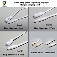 Cordon en polyester et coton recyclable de 20 cm en forme de balle pour étiquettes volantes, idéal pour vêtements, chaussures, boîtes et sacs - Vente en gros usine