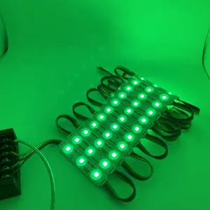 LED RGB وحدات مصلحة الارصاد الجوية 5050 3 led 12 فولت 16 ألوان للتغيير 0.75 واط 7515 IP65 عرض لوحة مصلحة الارصاد الجوية RGB LED وحدة