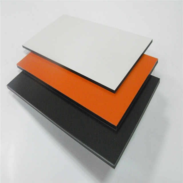Aluminum Composite Panel 4mm Purple Alucobond Exterior Wall Wood Pattern  5mm