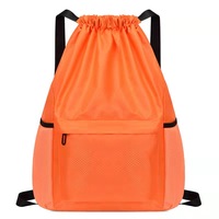 2021 Offre Spéciale logo personnalisé taille soie gym sac à dos 420d polyester nylon cordon sac à dos sac de sport étanche personnalisé