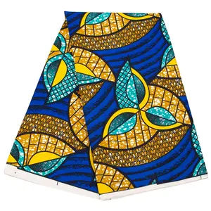 Factory Batik Fabric African Wax Print Fabric For Garment