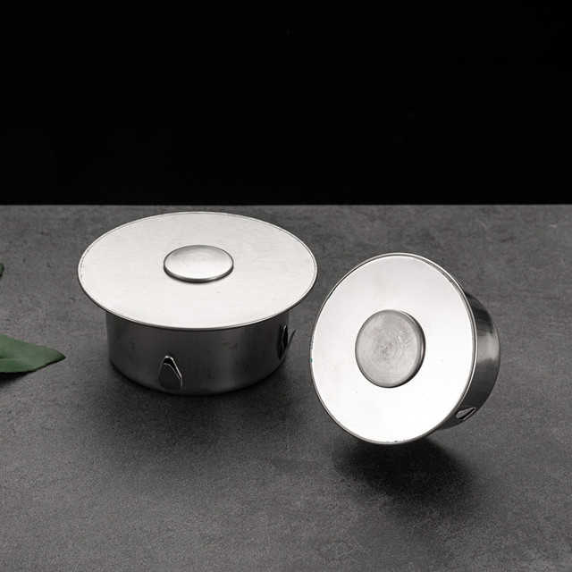 Dual-Purpose Stainless Steel PVC Sewer Pipe Anti-Odor Plug Bathroom Use Inner Plug Sealing Cover with Decorative Cover Cap