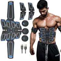 Appareil d'entraînement EMS pour la remise en forme, masseur abdominal, disque de massage, utilisation à domicile, modèle unisexe personnalisable FJ-1