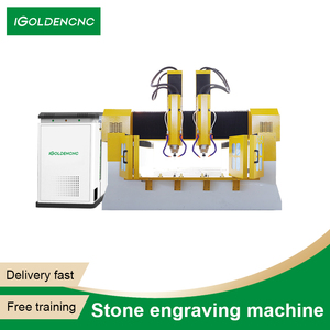 Heavy-duty multi-heads Stone Carving Machine CNC <b>Marble</b> Granite Tombstone engraving Tombstone Machine - Product Image 3