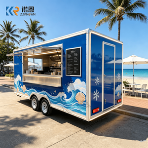 Carrito de Té de Burbujas, Carrito de Bebidas, Carrito de Jugos Móvil, Remolque de Café, Camión de Comida, Remolque de Comida para Negocios de Catering Comercial, Armarios para Remolques de Comida - Product Image 5