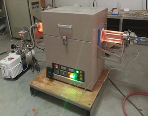 1200-1700C Ceramic Fiber <b>Tube</b> Furnace with 51-Segment Programmable PID Control and 1-9kW Power for Laboratory Use - Product Image 2