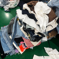 Jeans en denim d'occasion pour femmes, shorts pour femmes, vêtements en denim mixtes en gros, commande en gros B2B, vêtements d'été vintage d'occasion