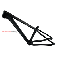 Prix usine version à dégagement rapide cadre en fibre de carbone VTT cadre de vélo de montagne 27.5 carbone