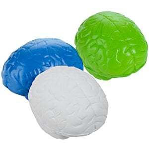 Balle anti-stress promotionnelle en mousse en forme de cerveau pour soulager le stress - Product Image 6