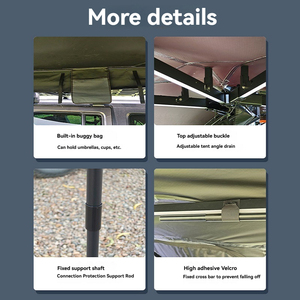 Tienda de campaña de tela Oxford para coche, refugio impermeable para vehículos, toldo portátil para coche, protección contra la lluvia y el sol para viajes al aire libre, Camping y estacionamiento - Product Image 4