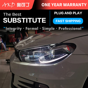 Phare de voiture pour <span class=keywords><strong>Scirocco</strong></span> R 2009 — 2017, feu anti-brouillard à LED <span class=keywords><strong>DRL</strong></span>, Signal clignotant, faisceau haut et bas, accessoires de projecteur - Product Image 5