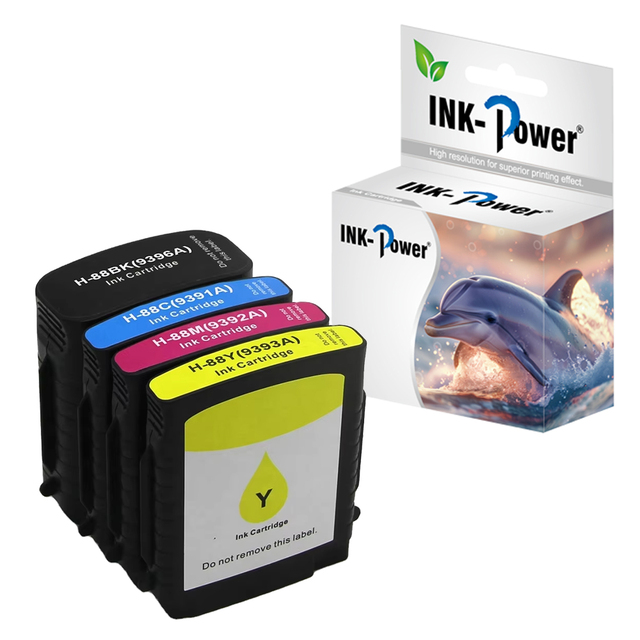 INK-POWER 88 XL 88XL Premium Color Compatible InkJet Ink Cartridge for HP88 for HP Officejet Pro K550 K8600 Printer