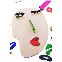 Juguetes Educativos de Madera para Niños 2022, Rompecabezas de Madera con Caras de Picasso, Juegos de Rompecabezas Montessori para Niños