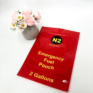 Sac résistant alcalin acide de tirette de conditionnement en plastique de PE de 2 gallons pour le liquide chimique de poche de carburant de secours - Product Image 3