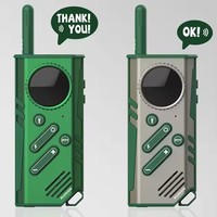 Talkie-walkie interactif pour enfants de haute qualité, avec changement de voix intelligent, portée de 3 km, sans fil